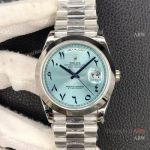 Swiss Grade 1 Copy Rolex Day Date 40mm Dubai Blue Watch 3255 Movement